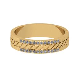 0.18 Ctw SI2/I1 Diamond Style 14K Yellow Gold Eternity Band Ring