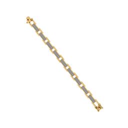 8.17 Ctw SI2/I1 Diamond 14K Yellow Gold Bracelet