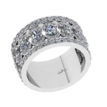 2.57 Ctw SI2/I1 Diamond 14K White Gold Engagement Ring