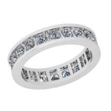 3.00 Ctw SI2/I1 Diamond 14K White Gold Men's Band Ring