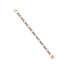 8.17 Ctw SI2/I1 Diamond 14K Rose Gold Bracelet