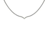 4.66 Ctw SI2/I1 Diamond  14K Yellow Gold Necklace