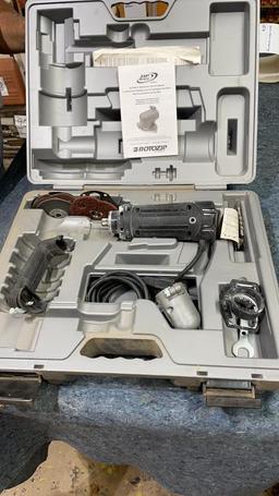 Rotozip Rebel Spiral saw with case and