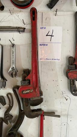 Large pipe wrenches