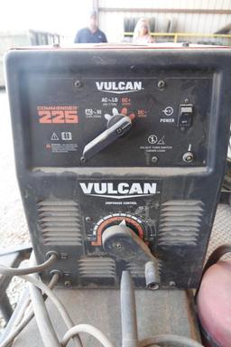 Vulcan Commander 225 Welder, 40 amp to 225 amp ? operating, needs power cord wired on