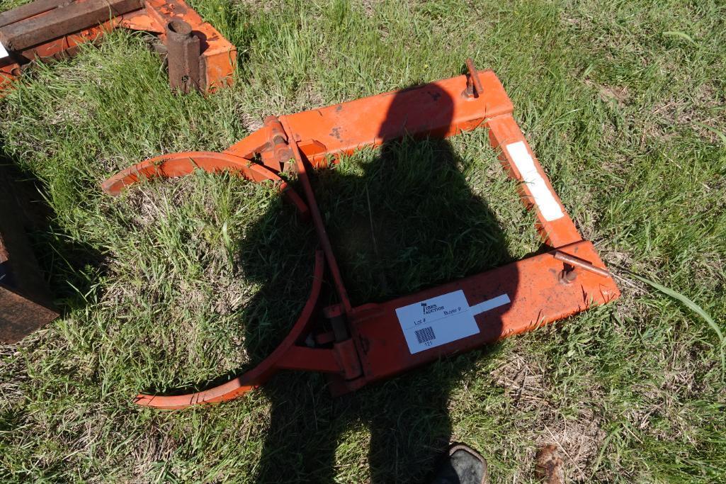 forklift barrel holder attachment