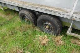 gooseneck trailer 18' x 69" w/42" sides