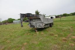 gooseneck trailer 18' x 69" w/42" sides