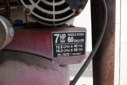 Coleman 7 HP 60 gal air compressor