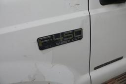 1999 Ford F450 Super Duty power stroke 6 spd manual transmission w/ winch bed (runs and drives)