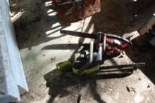 2 chain saws