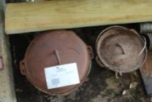 Cast Iron Dutch Ovens (x2)
