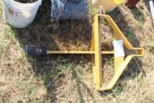 3 point plow frame