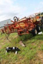 Tandem Axle 1000-Gallon Field Sprayer with Folding Boom and Pump Assembly