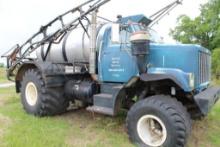 Big Wheels 4x4 spray rig truck with stainless tank and booms