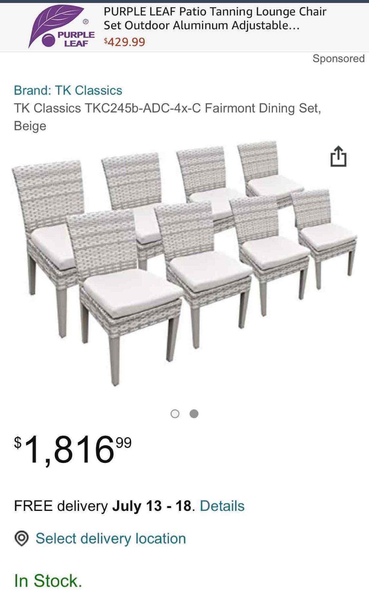 Falmouth Round 8 - Person 60'' Long Dining Set with Cushions