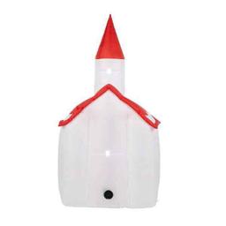 6 ft. Pre-lit Inflatable Church Airblown Scene