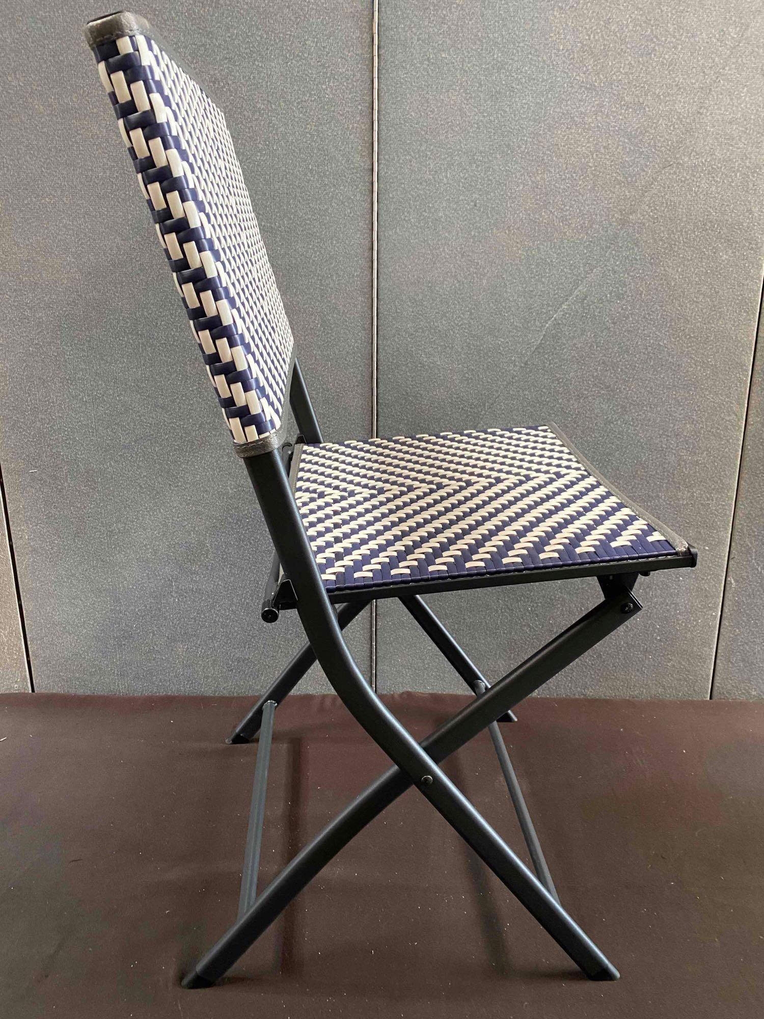 Costway Set of 4 Patio Folding Rattan Dining Chairs for Camping and Garden
