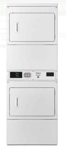 Whirlpool Commercial Electric Stack Dryer, Non-Coin