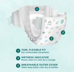 Amazon Brand - Mama Bear Gentle Touch Diapers, Hypoallergenic, Size 6, 108 Count (4 packs of 27)