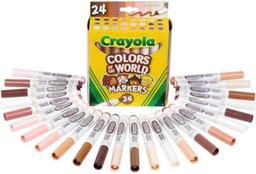 Crayole COLORS OF THE WORLD B/L MARKERS