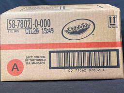 Crayole COLORS OF THE WORLD B/L MARKERS