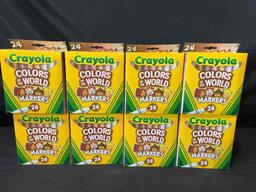 Crayole COLORS OF THE WORLD B/L MARKERS