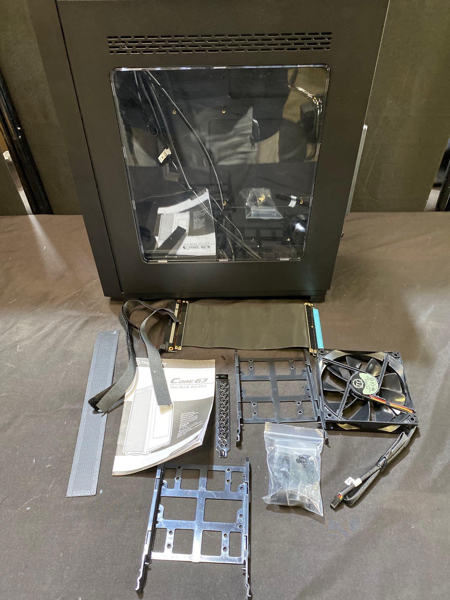 Thermaltake Core G3 Black Slim Small Form Factor ATX Perforated Metal Front and Top Panel Gaming