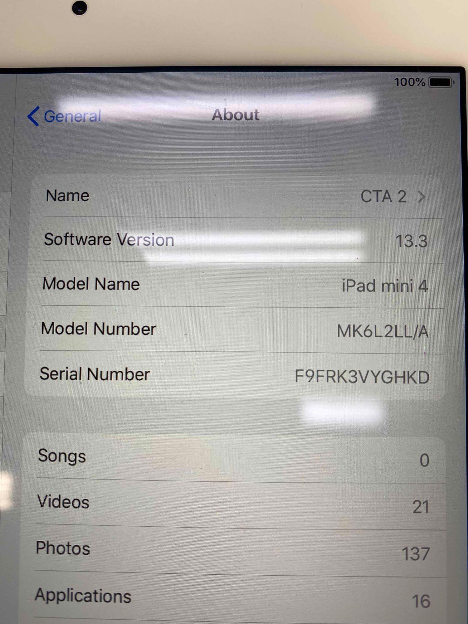 Apple iPad mini 4