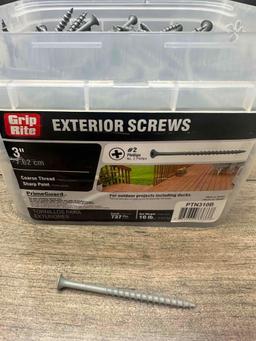 #10 x 3 in. Polymer Coated Philips Bugle-Head Coarse Thread Sharp Point Exterior Screw (10
