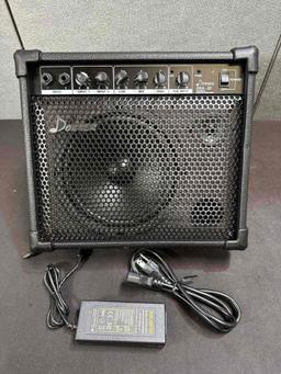 Donner Keyboard Amplifier 20 Watt Keyboard AMP with Aux in and Two Channels, Bass Guitar Amp, Piano