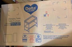 DELTA CHILDREN Harbor Changing Table - Dark Chocolate