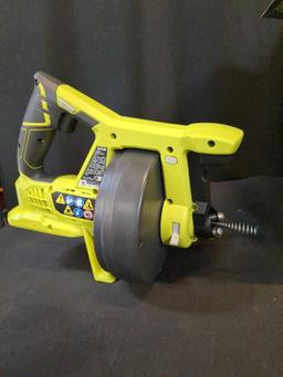 Ryobi 18V Drain Auger, #P4001 (Tool Only)