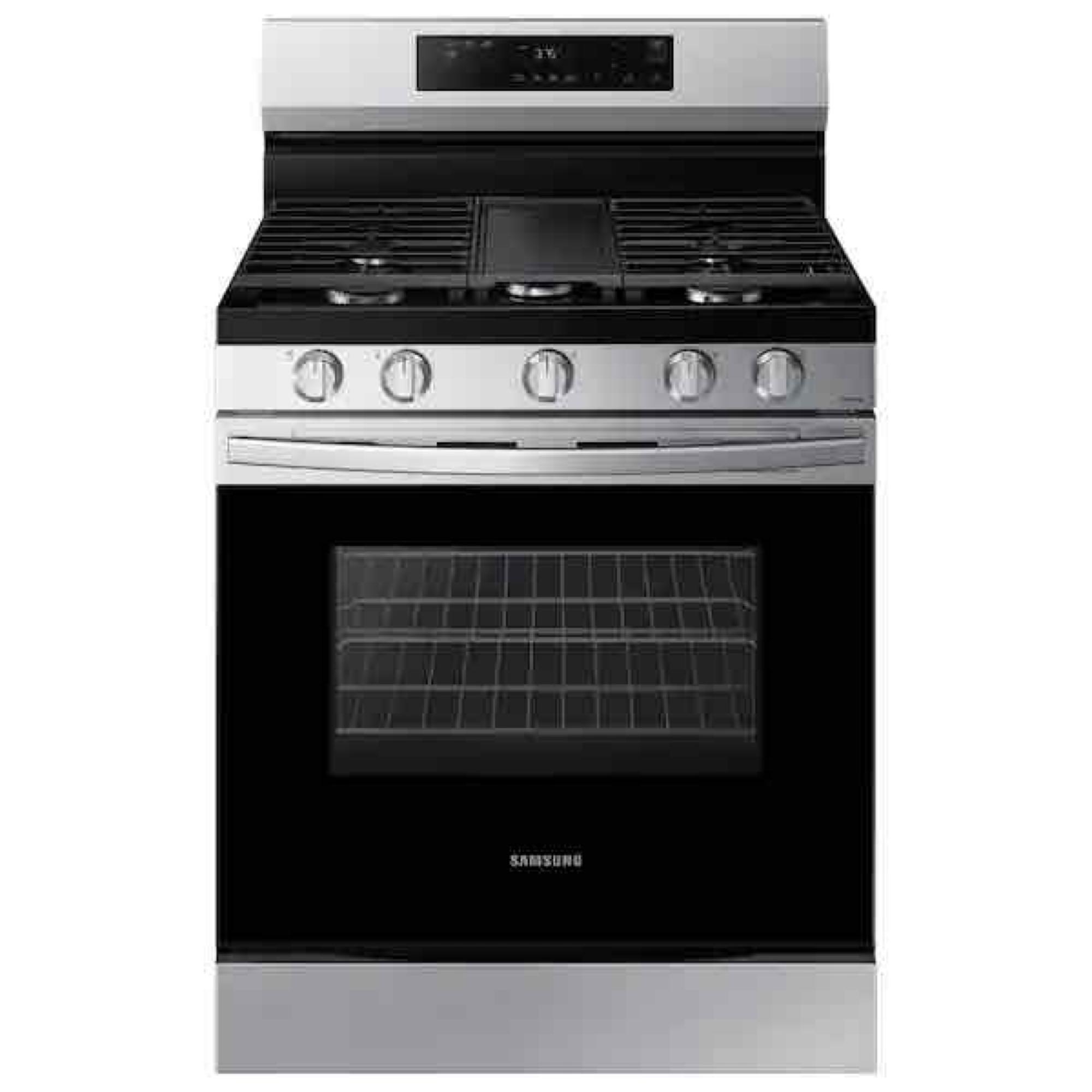 Samsung 30 in. 5 Burner Freestanding Gas Range in Stainless Steel