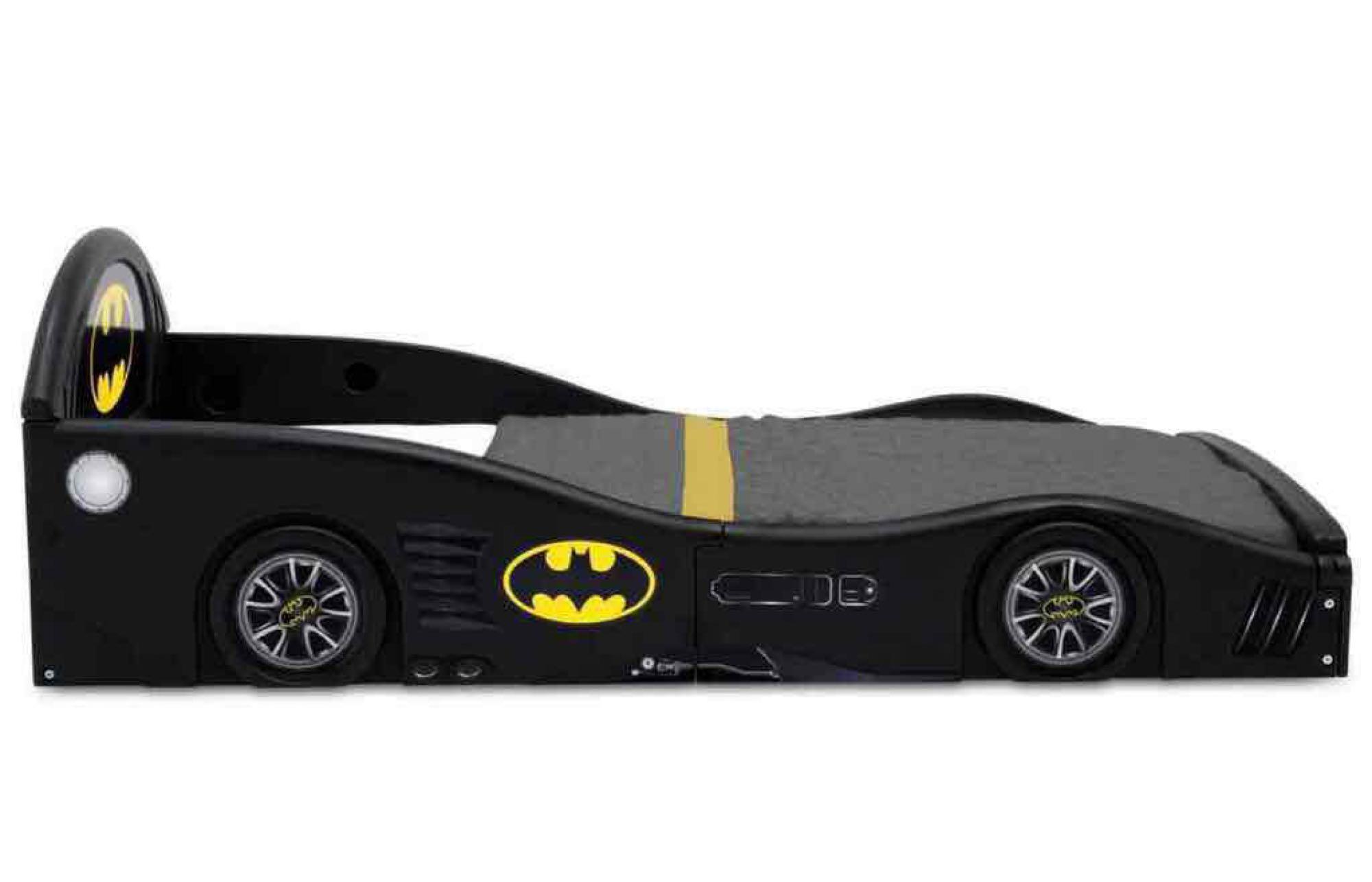 Delta Children Batman Batmobile Plastic Sleep and Play Toddler Bed