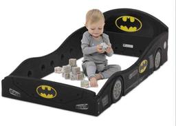 Delta Children Batman Batmobile Plastic Sleep and Play Toddler Bed