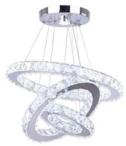 Winretro Modern LED Crystal Chandelier Light Fixtures