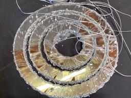Winretro Modern LED Crystal Chandelier Light Fixtures