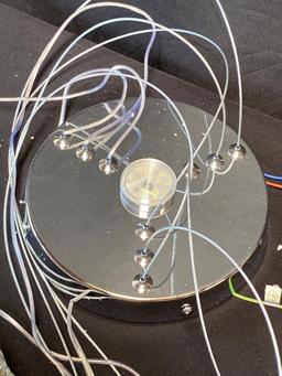 Winretro Modern LED Crystal Chandelier Light Fixtures