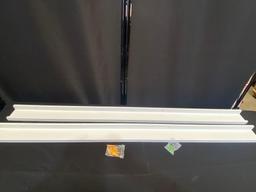 Picture Ledge Shelf for Wall [White, 60 Inch, 2 Pack]