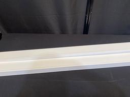 Picture Ledge Shelf for Wall [White, 60 Inch, 2 Pack]