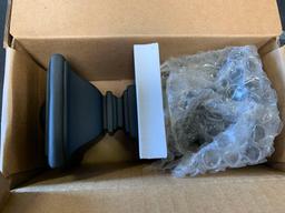 BRIOFOX Black Adjustable Curtain Rod