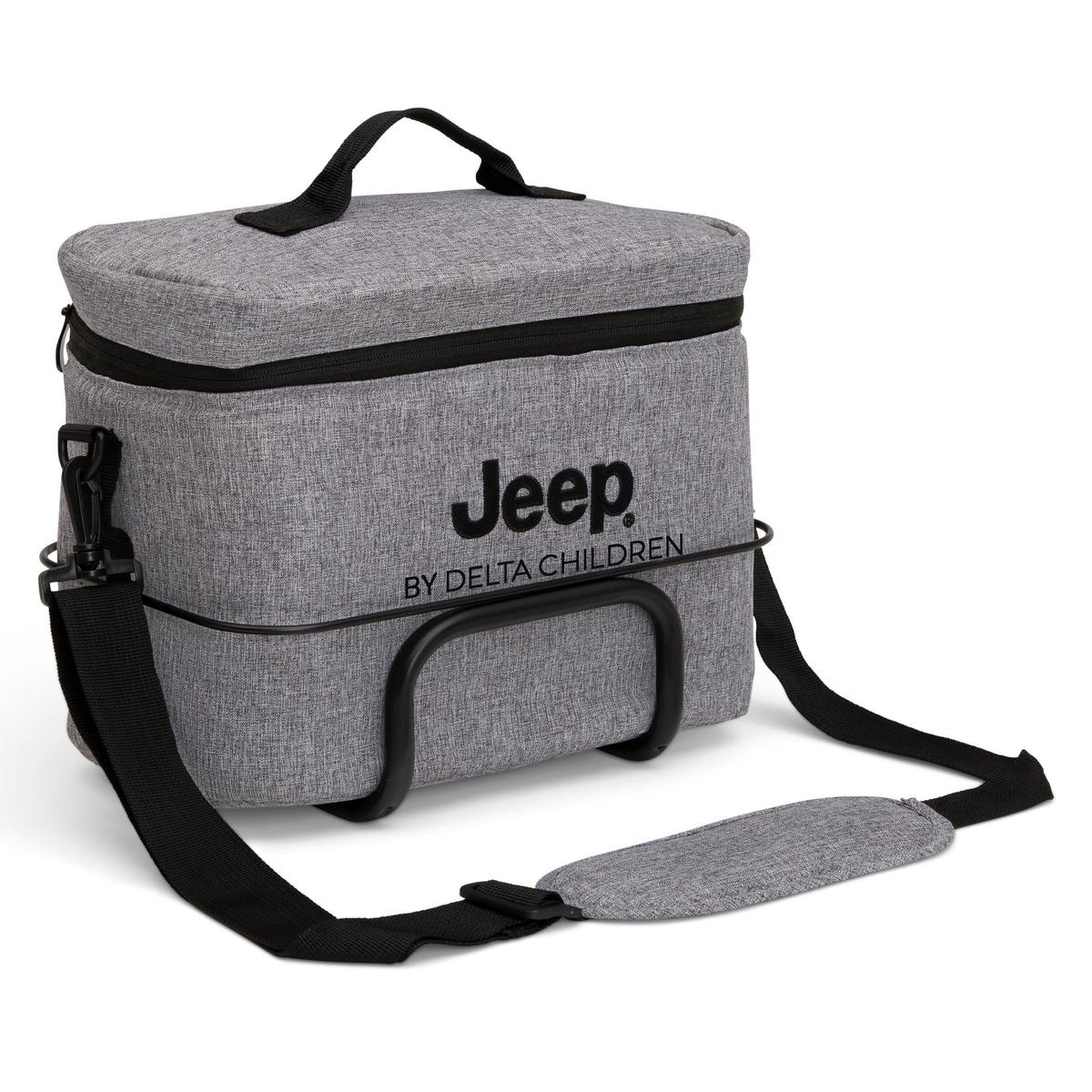 Delta Children Jeep Wrangler Cooler Bag And Frame, Grey, #A1932-2148