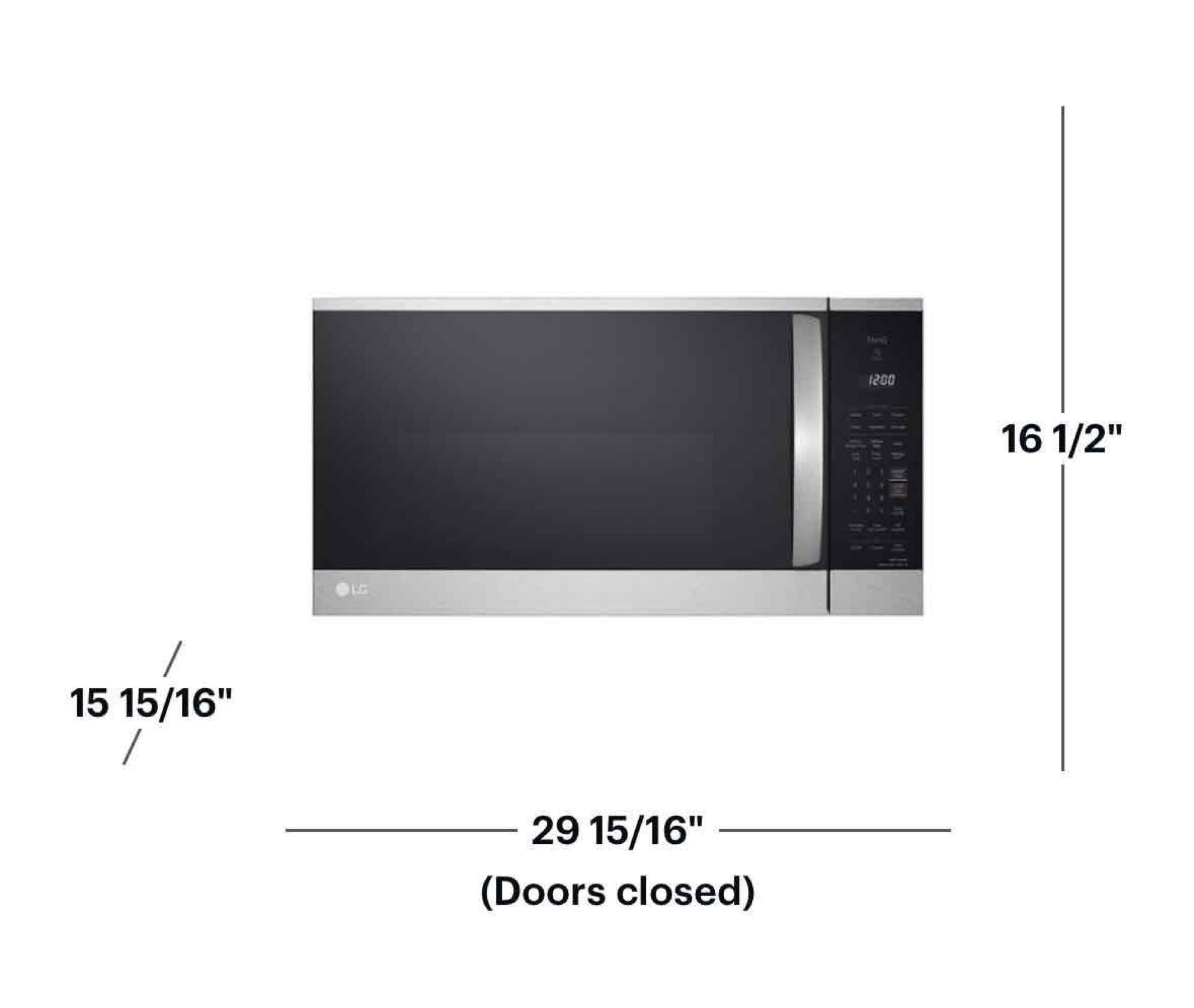 LG - 1.8 Cu. Ft. Over-the-Range Microwave with Sensor Cooking and EasyClean - Stainless Steel