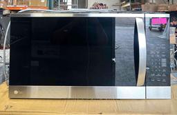 LG - 1.8 Cu. Ft. Over-the-Range Microwave with Sensor Cooking and EasyClean - Stainless Steel
