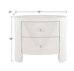 Bernhardt Axiom Oval Nightstand