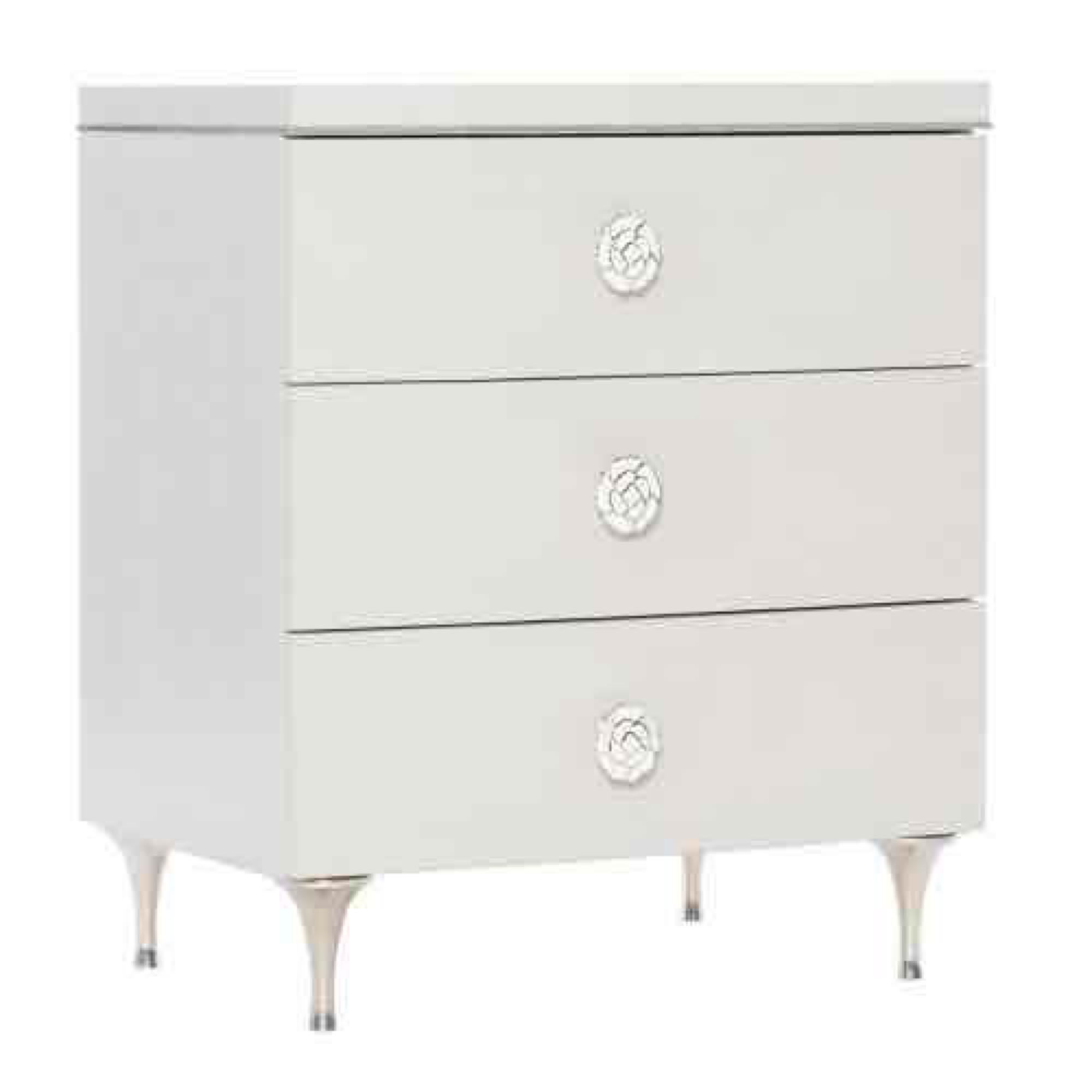 Bernhardt Silhouette Nightstand in Eggshell