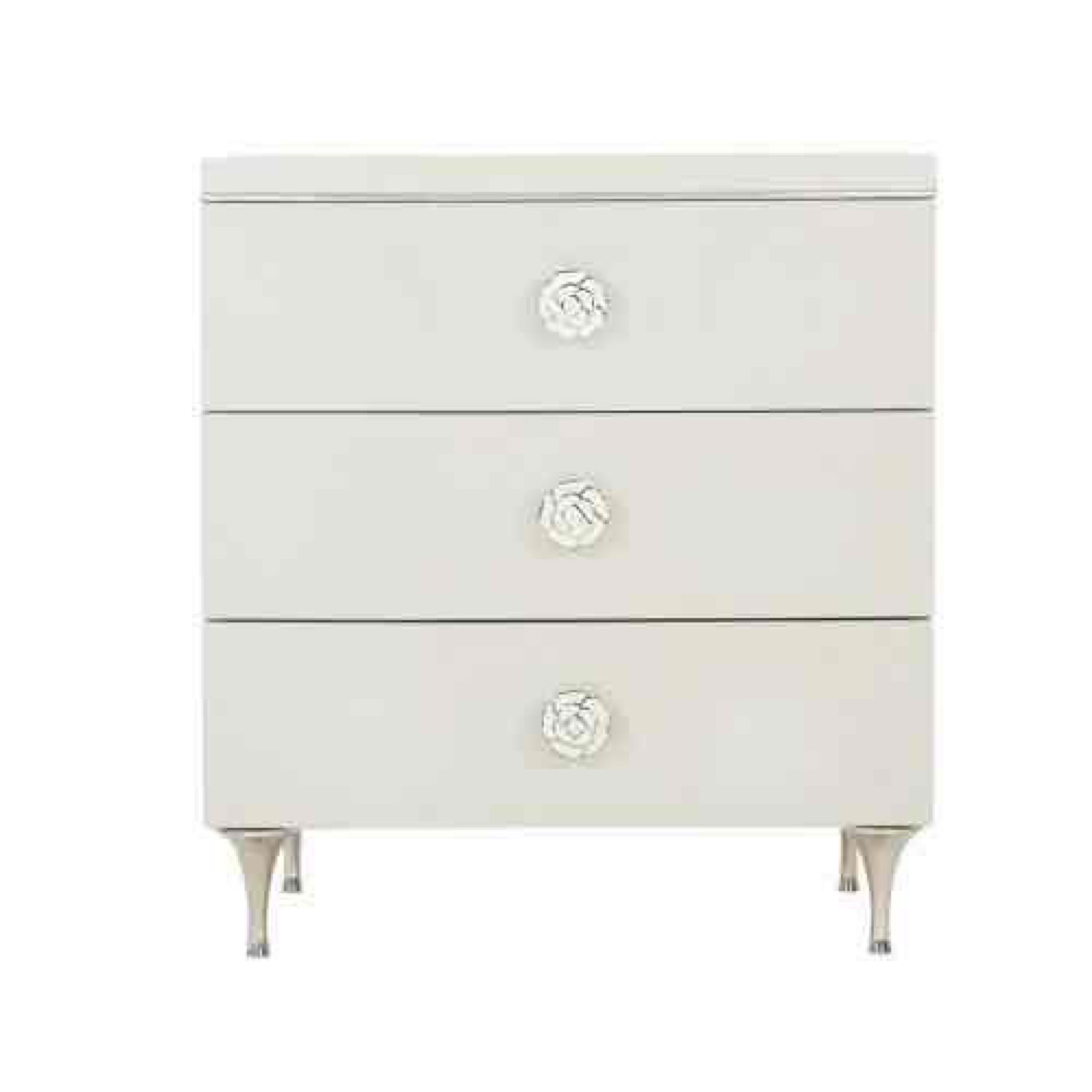 Bernhardt Silhouette Nightstand in Eggshell