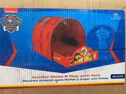 Nick Jr. PAW Patrol Sleep and Play Toddler Bed with Tent by Delta Children