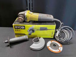 RYOBI 4-1/2? Barrel Grip Angle Grinder